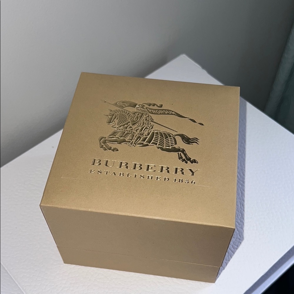 Burberry Gold Watch Storage Box